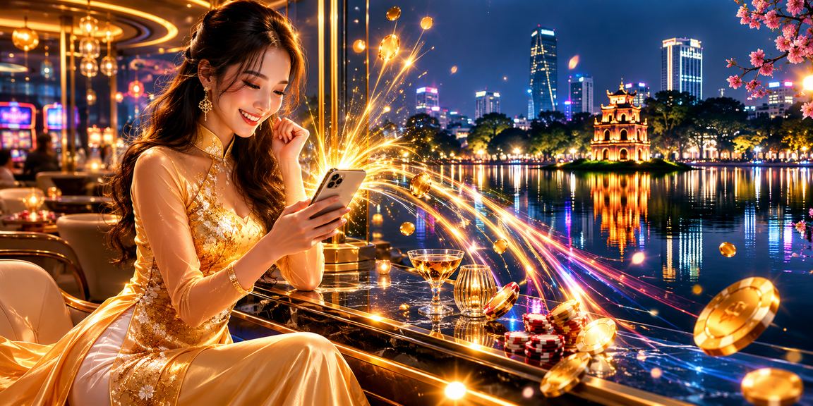 Người dùng Hà Nội đăng nhập casino trên điện thoại với áo dài truyền thống